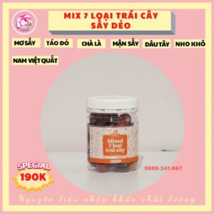 Mix 7 loại trái cây sấy dẻo