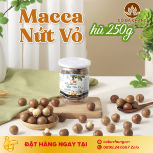 Macca Úc nứt vỏ 250g