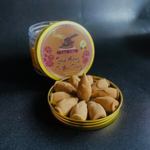 Nụ trầm hương sạch cao cấp Cô Ba Chang - Chuẩn OCOP Hũ 100g - Hình sen
